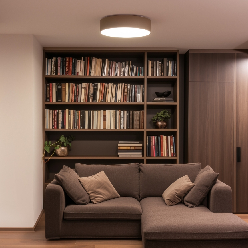BRILAGI - Plafonnier POOL 4xE27/15W/230V Ø 50 cm IP54 beige