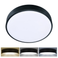 Brilagi - Plafonnier POOL LED/36W/230V 3000/4500/6000K d. 30 cm noir
