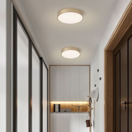 BRILAGI - Plafonnier POOL LED/48W/230V 3000/4000/6000K Ø 40 cm doré