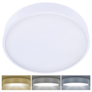 Brilagi - Plafonnier POOL LED/48W/230V 3000/4500/6000K d. 40 cm blanc