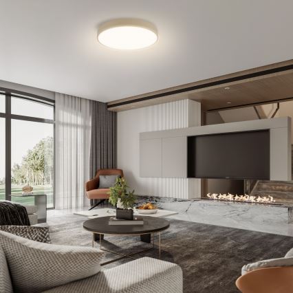 Brilagi - Plafonnier LED POOL LED/48W/230V 3000/4500/6000K Ø 40 cm beige