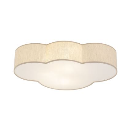 Brilagi - Plafonnier pour chambre d'enfant NIMBUS 4xE27/15W/230V 46x63 cm beige