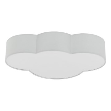 Brilagi - Plafonnier pour chambre d'enfant NIMBUS 4xE27/15W/230V gris