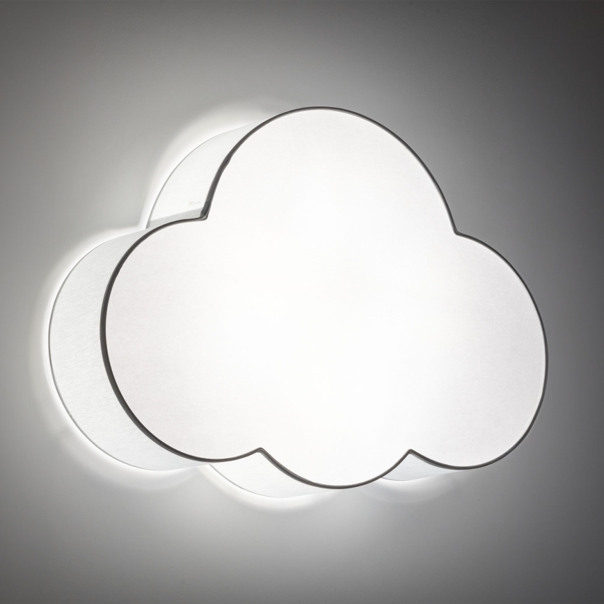 Brilagi - Plafonnier pour chambre d'enfant NIMBUS 4xE27/15W/230V gris