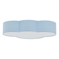 Brilagi - Plafonnier pour enfant NIMBUS 4xE27/15W/230V 46x63 cm bleu