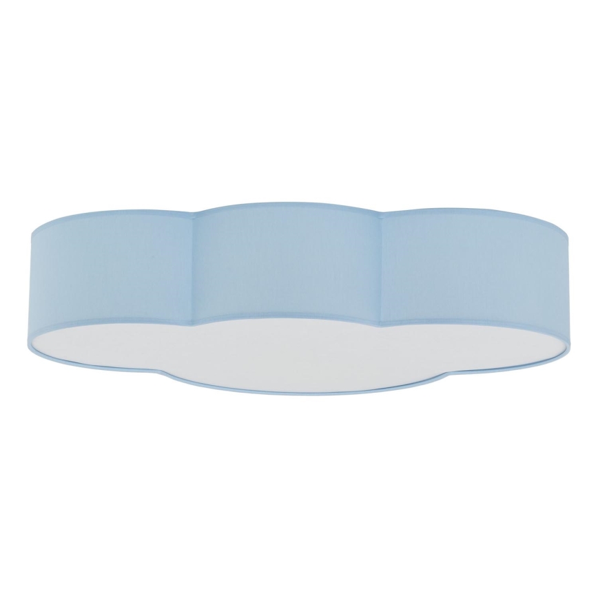Brilagi - Plafonnier pour enfant NIMBUS 4xE27/15W/230V 46x63 cm bleu