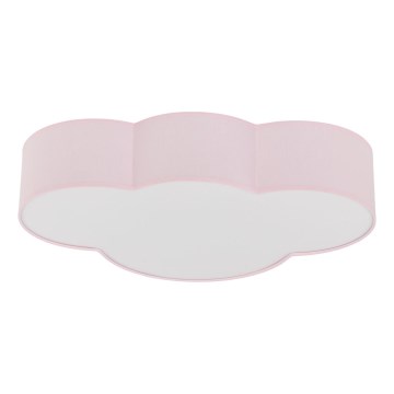 Brilagi - Plafonnier pour enfant NIMBUS 4xE27/15W/230V rose