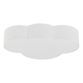 Brilagi - Plafonnier pour enfants NIMBUS 4xE27/15W/230V 46x63 cm blanc
