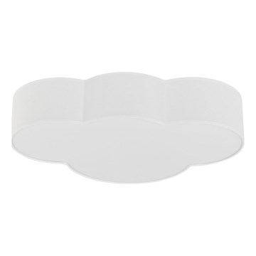 Brilagi - Plafonnier pour enfants NIMBUS 4xE27/15W/230V 46x63 cm blanc