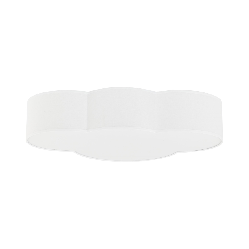 Brilagi - Plafonnier pour enfants NIMBUS 4xE27/15W/230V 46x63 cm blanc