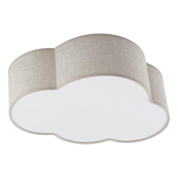 Brilagi - Plafonnier pour enfants NIMBUS LINEN 2xE27/15W/230V beige