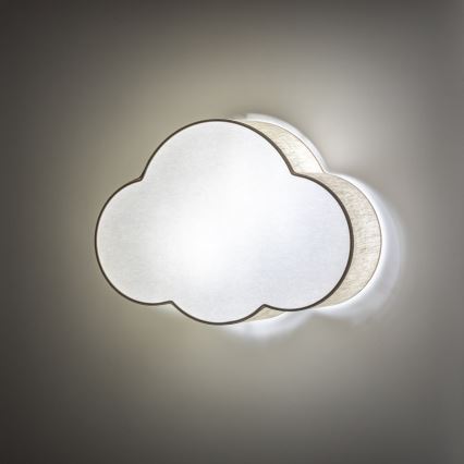 Brilagi - Plafonnier pour enfants NIMBUS LINEN 2xE27/15W/230V beige