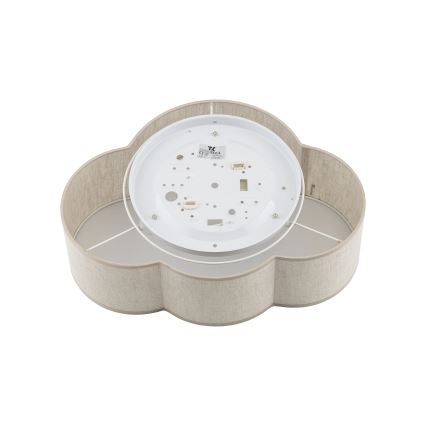 Brilagi - Plafonnier pour enfants NIMBUS LINEN 2xE27/15W/230V beige