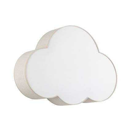 Brilagi - Plafonnier pour enfants NIMBUS LINEN 4xE27/15W/230V beige