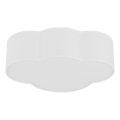 Brilagi - Plafonnier pour enfants NIMBUS MINI 2xE27/15W/230V 31x43 cm blanc