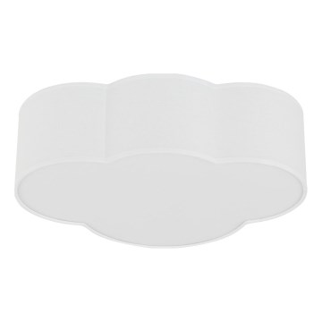 Brilagi - Plafonnier pour enfants NIMBUS MINI 2xE27/15W/230V 31x43 cm blanc