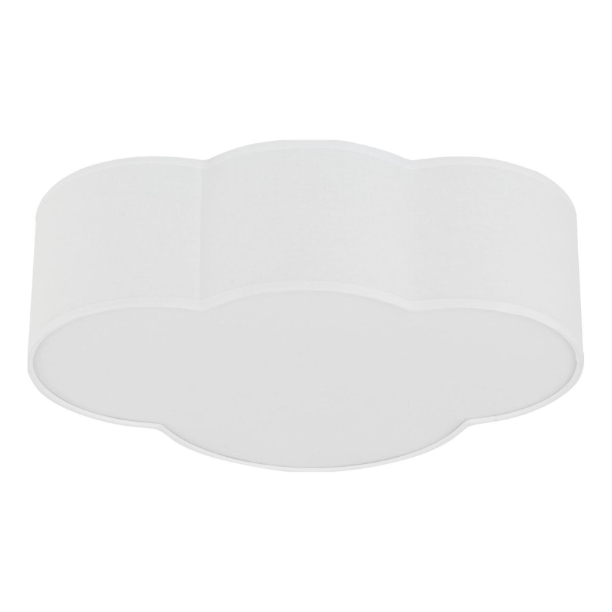 Brilagi - Plafonnier pour enfants NIMBUS MINI 2xE27/15W/230V 31x43 cm blanc