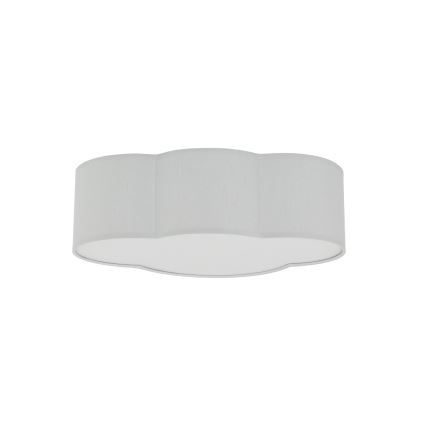 Brilagi - Plafonnier pour enfants NIMBUS MINI 2xE27/15W/230V 31x43 cm gris