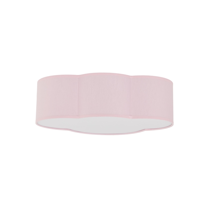 Brilagi - Plafonnier pour enfants NIMBUS MINI 2xE27/15W/230V 31x43 cm rose