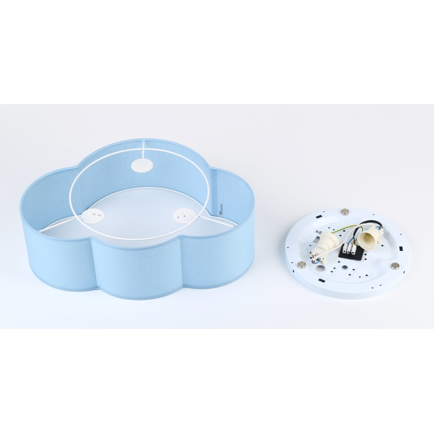 Brilagi - Plafonnier pour enfants NIMBUS MINI 2xE27/15W/230V bleu