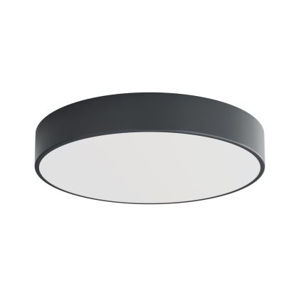 Brilagi - Plafonnier de salle de bains avec capteur de mouvement et capteur crépusculaire CLARE 4xE27/24W/230V Ø 50 cm anthracite IP54