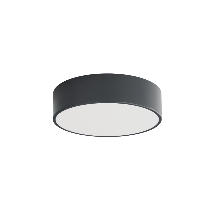 Brilagi - Plafonnier pour salle de bains CLARE avec capteur de mouvement et capteur crépusculaire, 2xE27/24W/230V, Ø 30 cm, anthracite, IP54