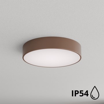 Brilagi - Plafonnier pour salle de bains CLARE 3xE27/24W/230V Ø 40 cm IP54 brun