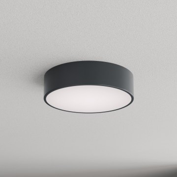 Brilagi - Plafonnier pour salle de bains CLARE avec capteur de mouvement et capteur crépusculaire, 2xE27/24W/230V, Ø 30 cm, anthracite, IP54
