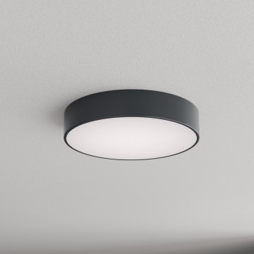 Brilagi - Plafonnier pour salle de bains CLARE avec détecteur de mouvement et capteur crépusculaire, 3xE27/24W/230V, Ø 40 cm, anthracite, IP54