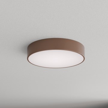 Brilagi - Plafonnier pour salle de bains CLARE Ø 40 cm 3xE27/24W/230V, marron, avec capteur de mouvement et capteur crépusculaire, IP54