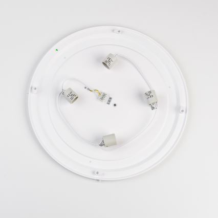 Brilagi - Plafonnier pour salle de bains POOL 4xE27/15W/230V Ø 50 cm IP54 blanc