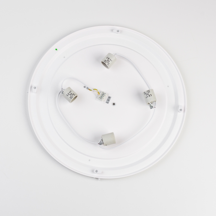 Brilagi - Plafonnier pour salle de bains POOL 4xE27/15W/230V Ø 50 cm IP54 blanc