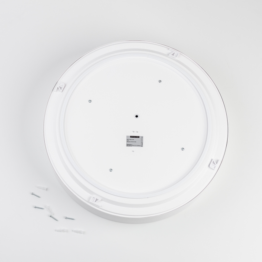 Brilagi - Plafonnier pour salle de bains POOL 4xE27/15W/230V Ø 50 cm IP54 blanc