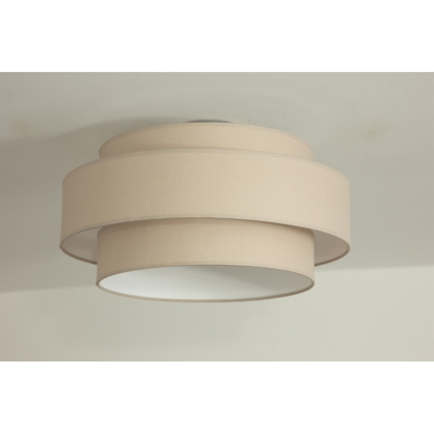 Brilagi - Plafonnier RESNA 1xE27/60W/230V Ø 40 cm beige