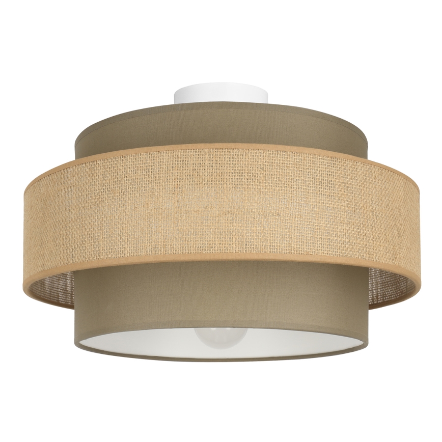 Brilagi - Plafonnier RESNA 1xE27/60W/230V Ø 40 cm marron/beige