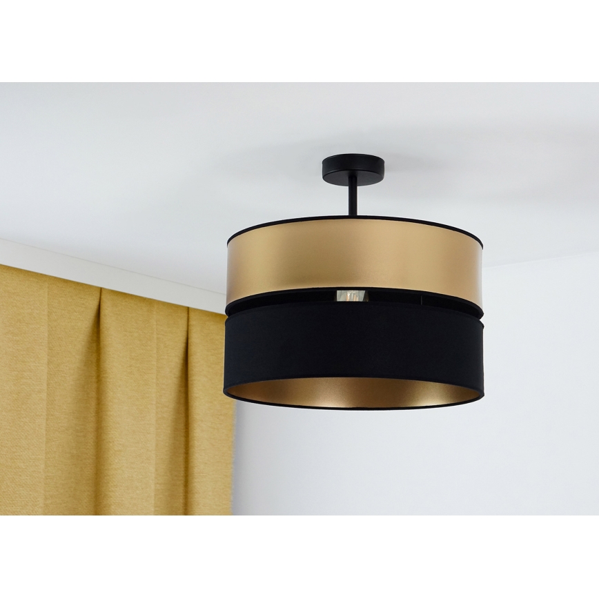 Brilagi - Plafonnier ROYAL 1xE27/15W/230V d. 40 cm noir/doré