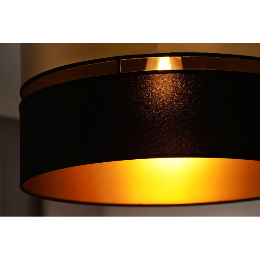 Brilagi - Plafonnier ROYAL 1xE27/15W/230V d. 40 cm noir/doré