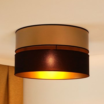 Brilagi - Plafonnier ROYAL 1xE27/15W/230V d. 40 cm noir/doré
