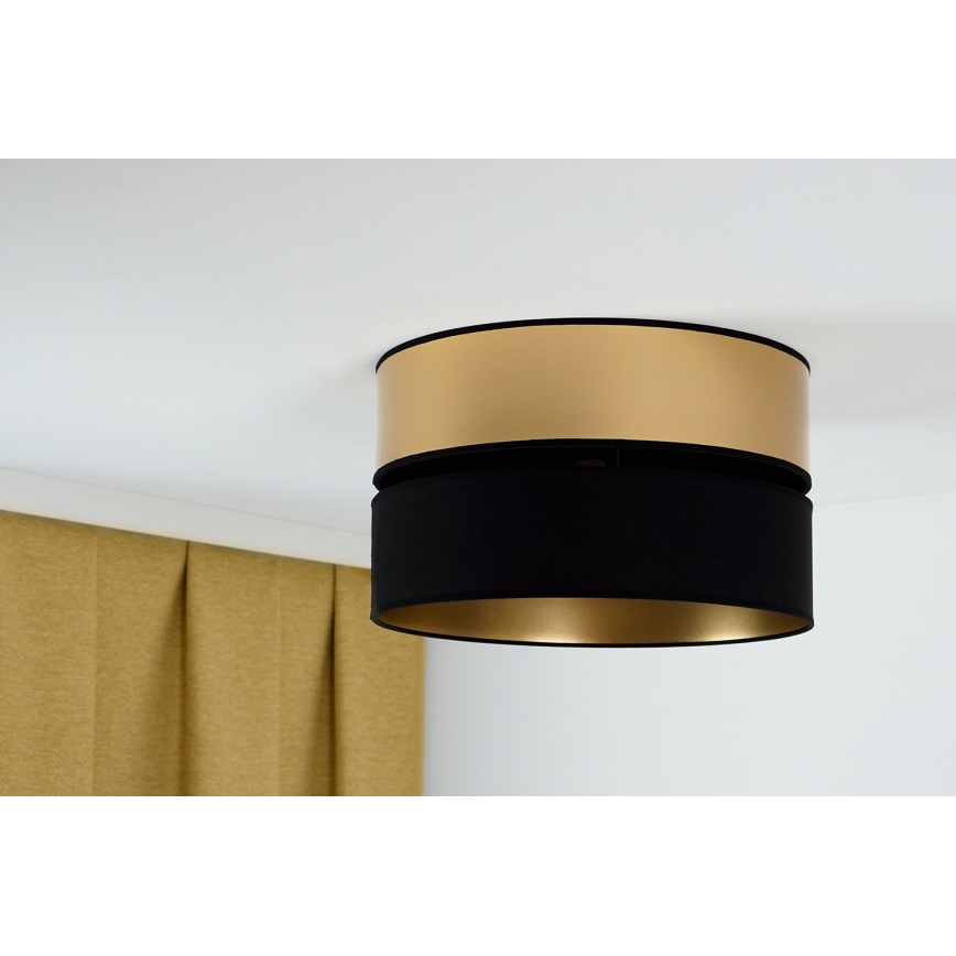 Brilagi - Plafonnier ROYAL 1xE27/15W/230V d. 40 cm noir/doré
