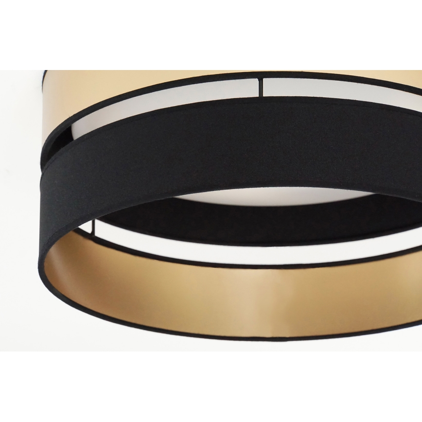 Brilagi - Plafonnier ROYAL LED/24W/230V d. 45 cm noir/doré