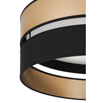 Brilagi - Plafonnier ROYAL LED/24W/230V d. 45 cm noir/doré