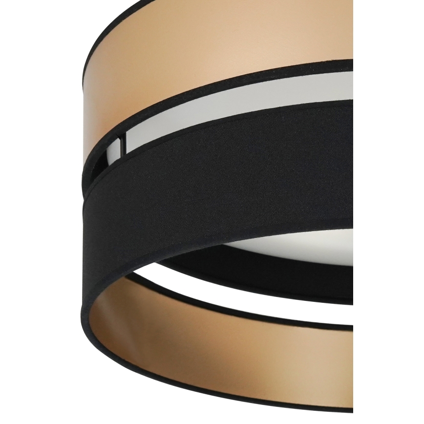 Brilagi - Plafonnier ROYAL LED/24W/230V d. 45 cm noir/doré