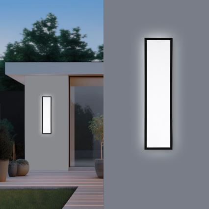 Brilagi - Plafonnier salle de bain FRAME LED/50W/230V 120x30 cm IP44 noir