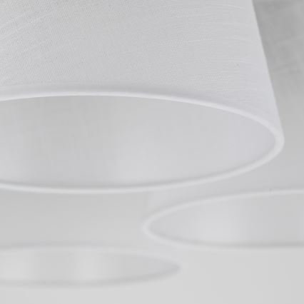 Brilagi - Plafonnier semi-encastré LATTE 5xE27/60W/230V pin/blanc