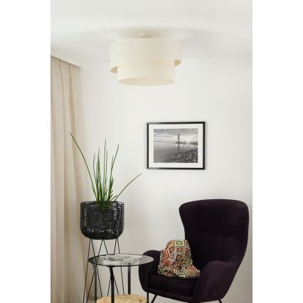 Brilagi - Plafonnier SHINE 1xE27/15W/230V d. 50 cm crème
