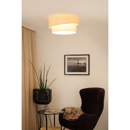 Brilagi - Plafonnier SHINE 1xE27/15W/230V d. 50 cm crème