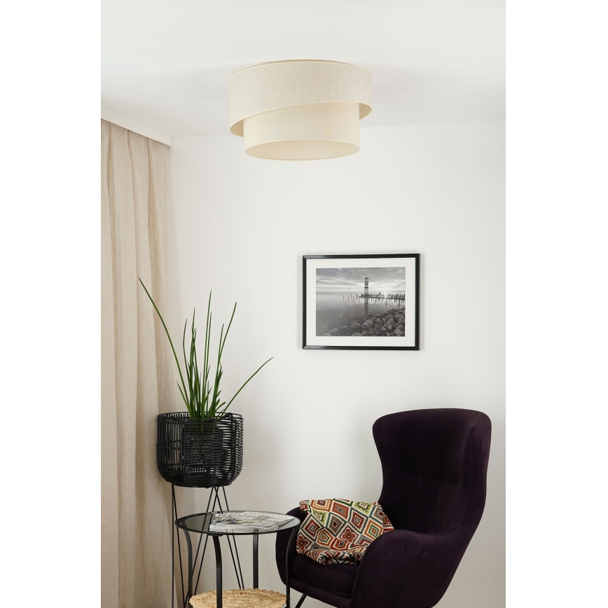Brilagi - Plafonnier SHINE 1xE27/15W/230V d. 50 cm crème