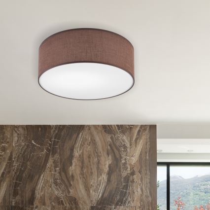 Brilagi - Plafonnier SIRIJA LED/12W/230V d. 35 cm marron