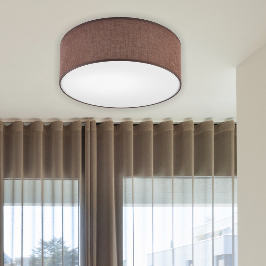 Brilagi - Plafonnier SIRIJA LED/12W/230V d. 35 cm marron