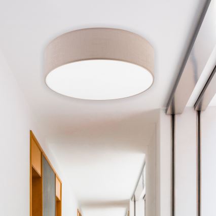 Brilagi - Plafonnier SIRIJA LED/24W/230V d. 45 cm beige